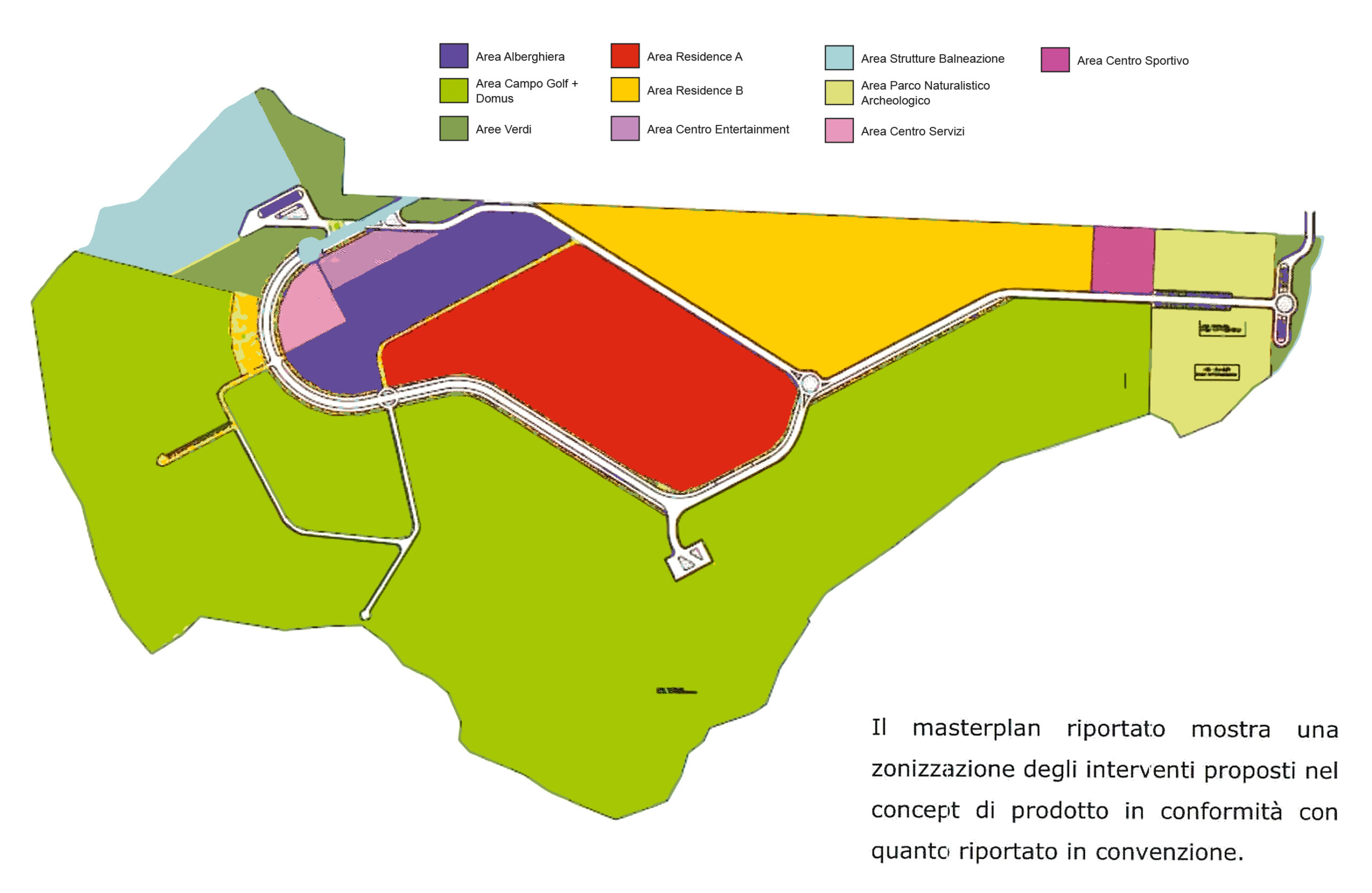 Masterplan del Brucoli Domus Golf Resort & Spa